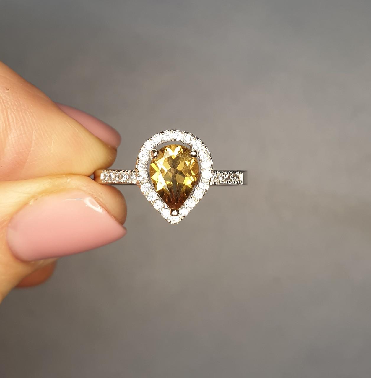 Кольцо серебряное с султанитом р. 19 3,16 г (1381148783)