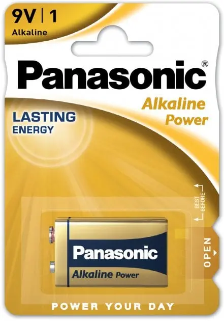 Батарейка Panasonic Alkaline на блістері Крона 9 V