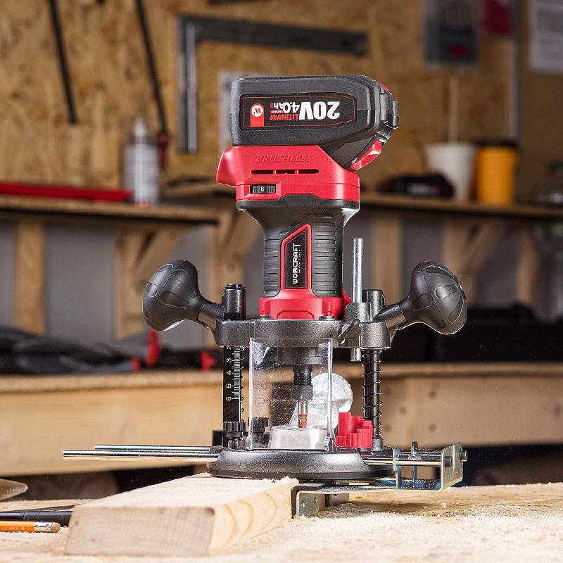 Фрезер по дереву акумуляторний безщітковий Worcraft CER-S20LiB без акумулятора і зарядного 20В (13178) - фото 10 Фрезер по дереву акумуляторний безщітковий Worcraft CER-S20LiB без акумулятора і зарядного 20В (13178) - фото 10