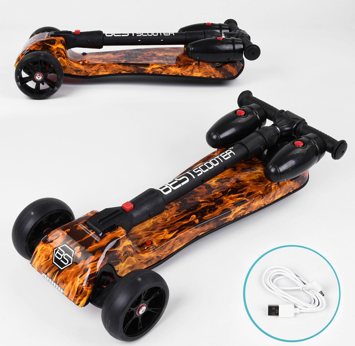 Самокат детский Best Scooter MAXI 89341 с парогенератором Красный (15452171) - фото 4