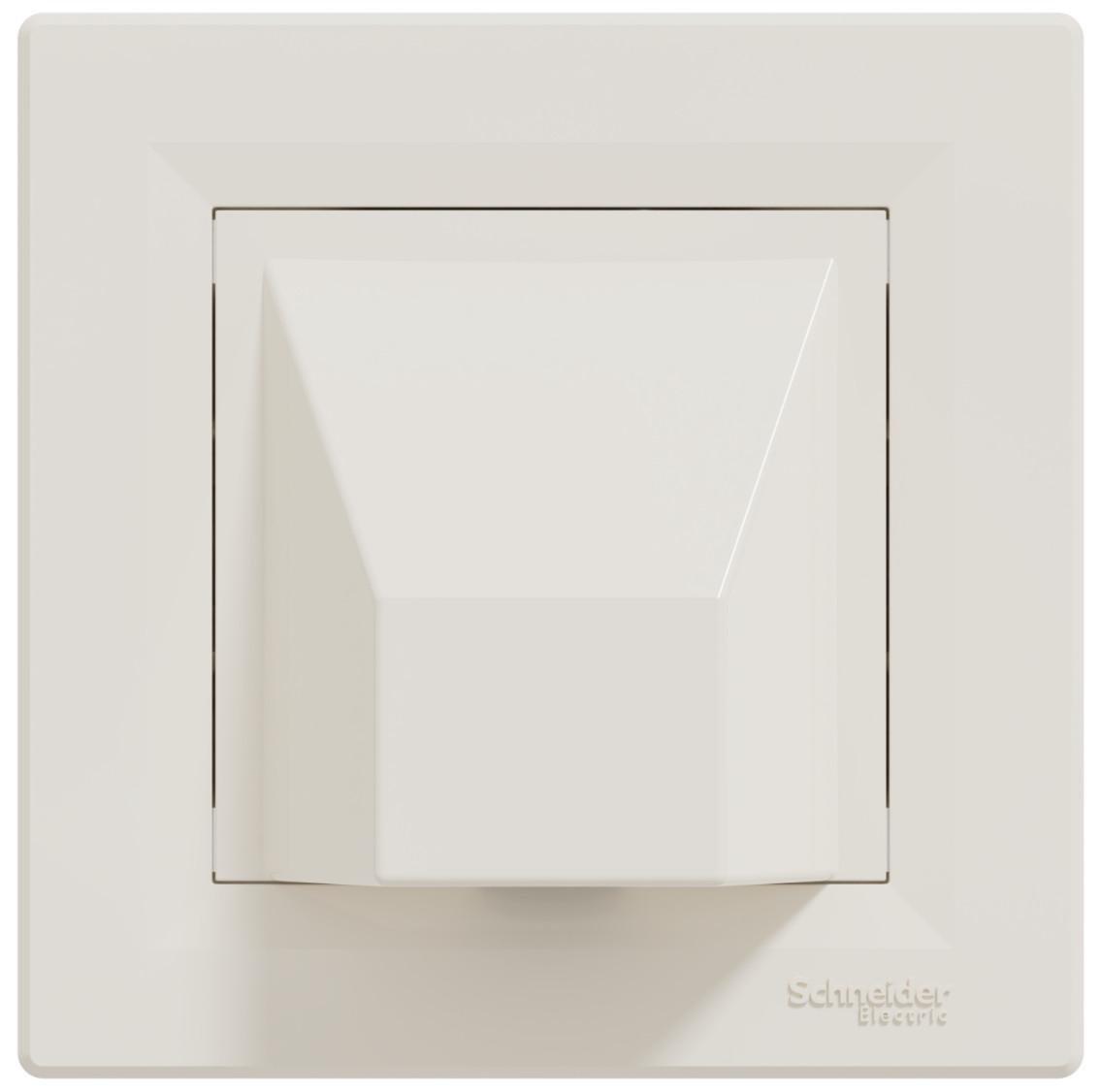 Вывод кабельный Schneider Electric Asfora с рамкой Кремовый (EPH5500123)