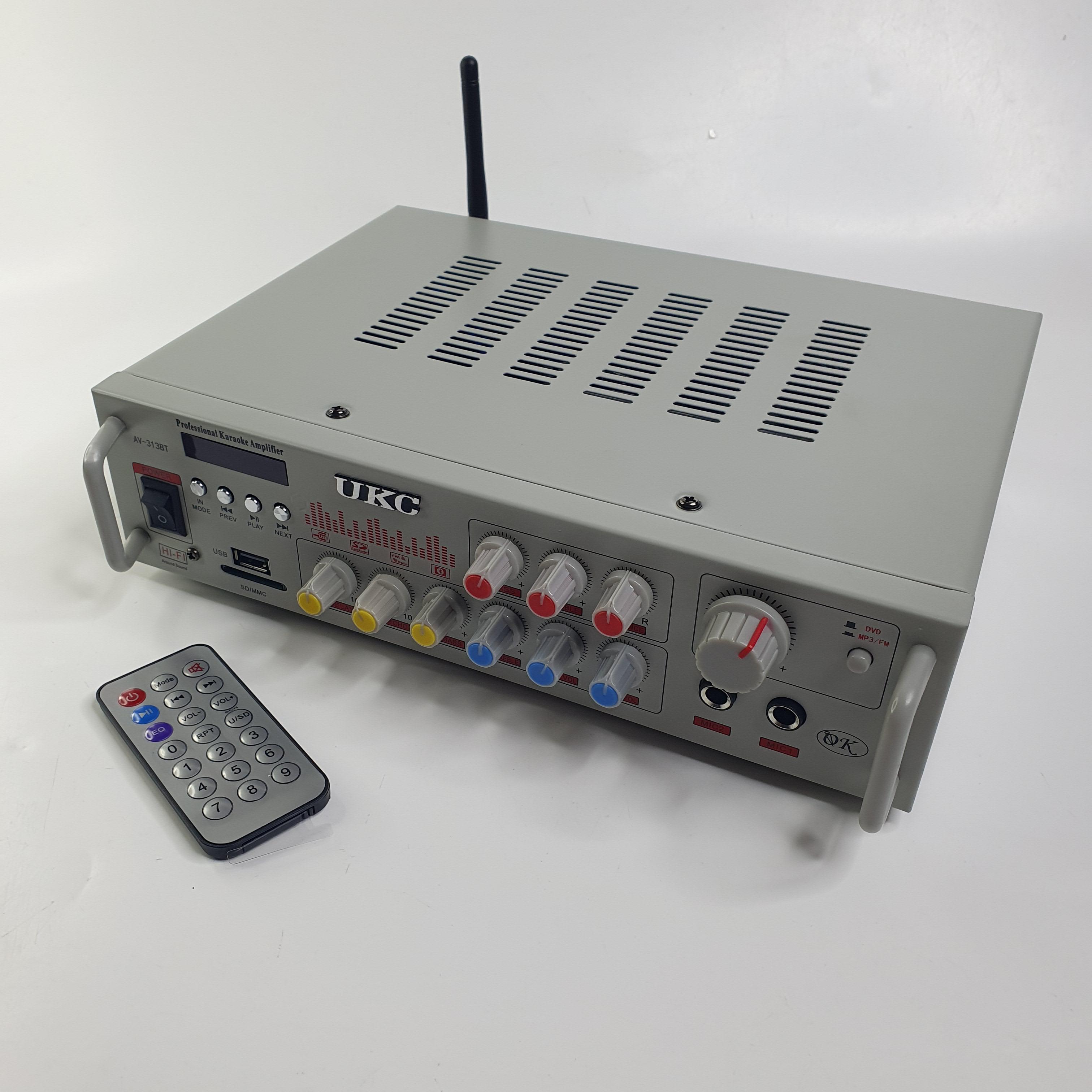 Стереопідсилювач з Bluetooth двоканальний портативний (AMPE-313) - фото 9 Стереопідсилювач з Bluetooth двоканальний портативний (AMPE-313) - фото 9