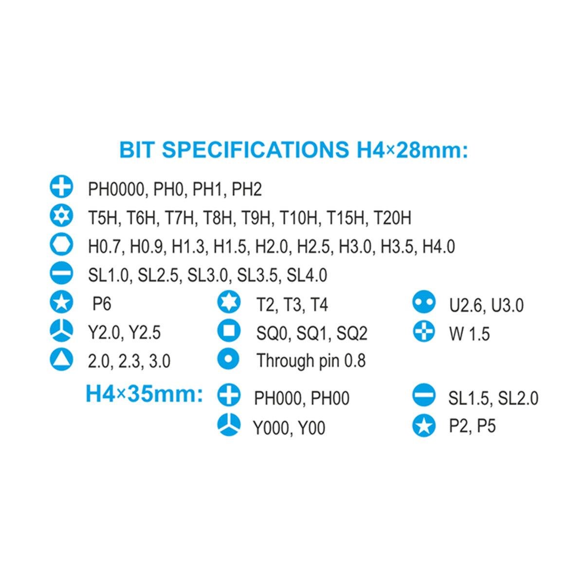 Електровикрутка Brevia з комплектом насадок для точних робіт електрична 58в1 15,8х180 мм - фото 2