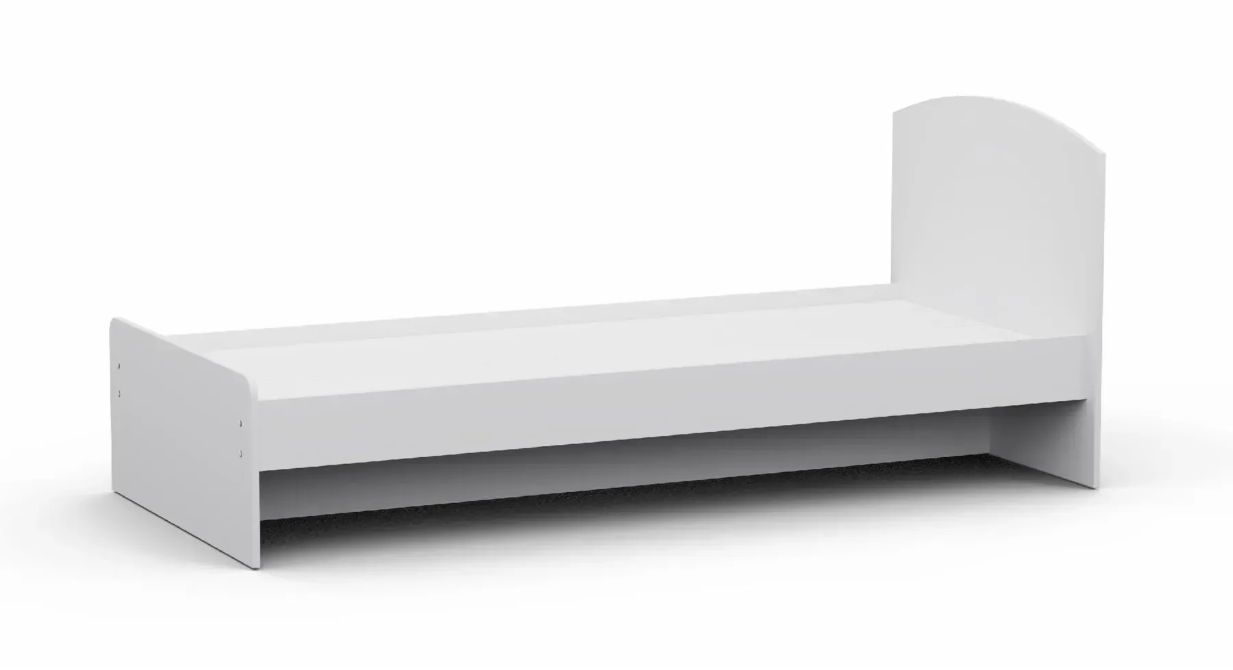 Ліжко односпальне Kontinent L-1 80х190 см Білий (51559902)
