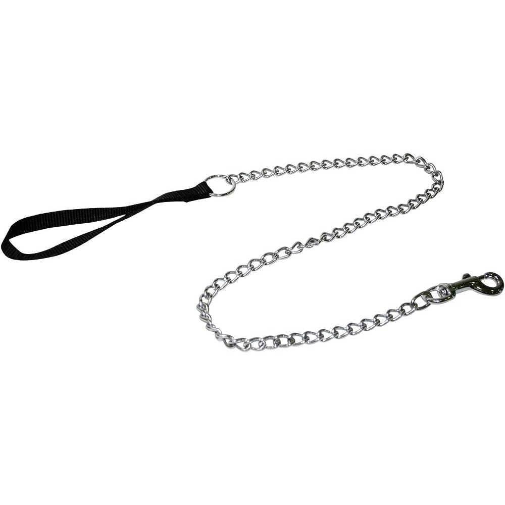 Поводок-цепь для собак с нейлоновой ручкой 1 мх3 мм Croci Черный