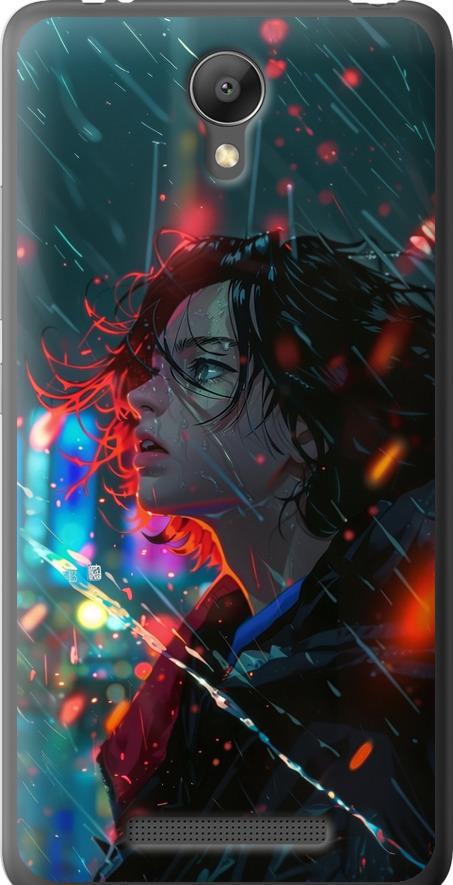 Чехол на Xiaomi Redmi Note 2 Ночные огни (6096t-96-42517)