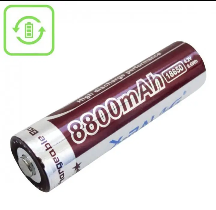 Акумулятор Li-Ion 18650 X-BALOG 8800 mAh 4.2V - фото 2