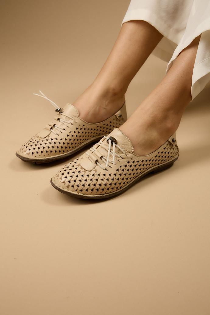 Мокасини жіночі LONZA шкіряні р. 38 Бежевий (186185) - фото 1 Мокасини жіночі LONZA шкіряні р. 38 Бежевий (186185) - фото 1