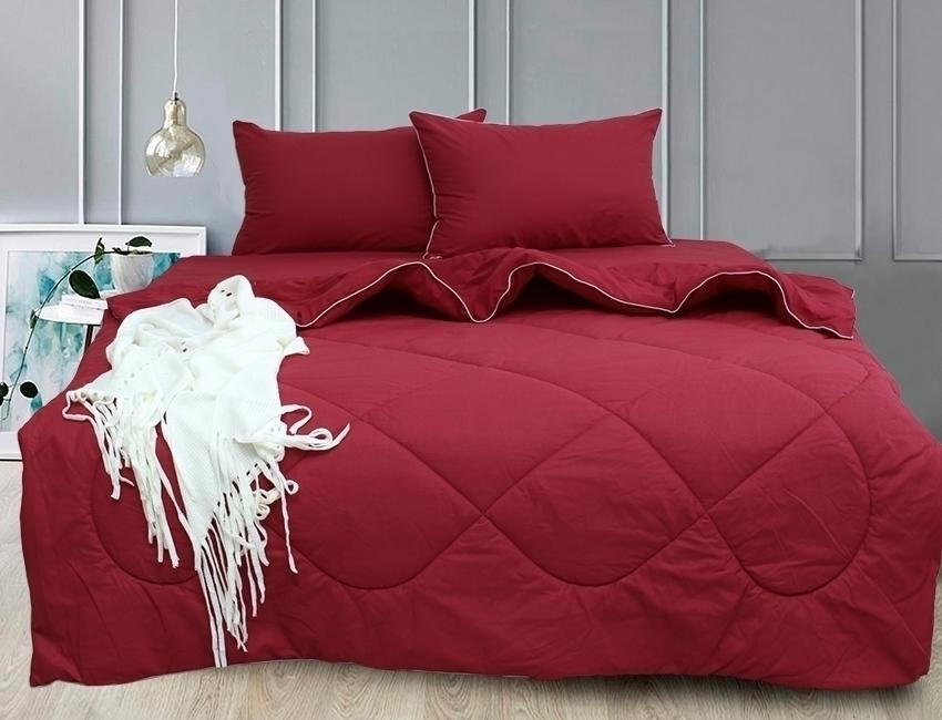 Комплект постельного белья TAGtekstil ранфорс (с одеялом) Elegant Garnet Двуспальный 518633931