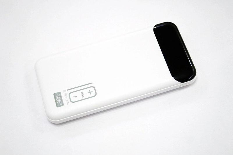 Внешний аккумулятор с экраном 10TX 10000 mAh USBx2/Type-C/microUSB