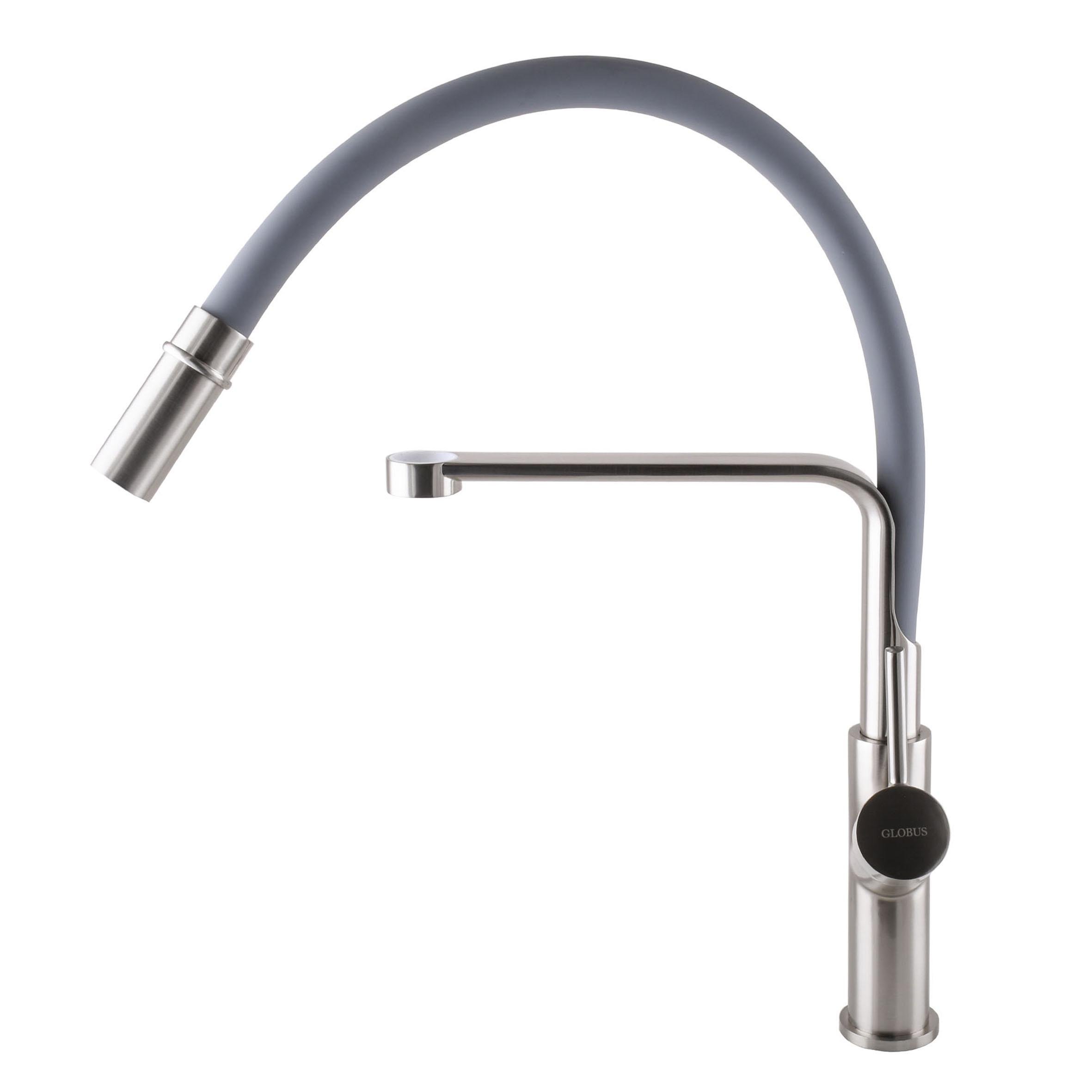 Змішувач для кухні DENVER Nickel DNG01 Сірий - фото 6 Змішувач для кухні DENVER Nickel DNG01 Сірий - фото 6