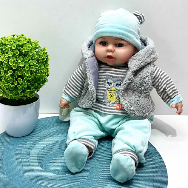 Кукла пупс Мой малыш мягконабивная M 5424 45 см (M 5424 A)