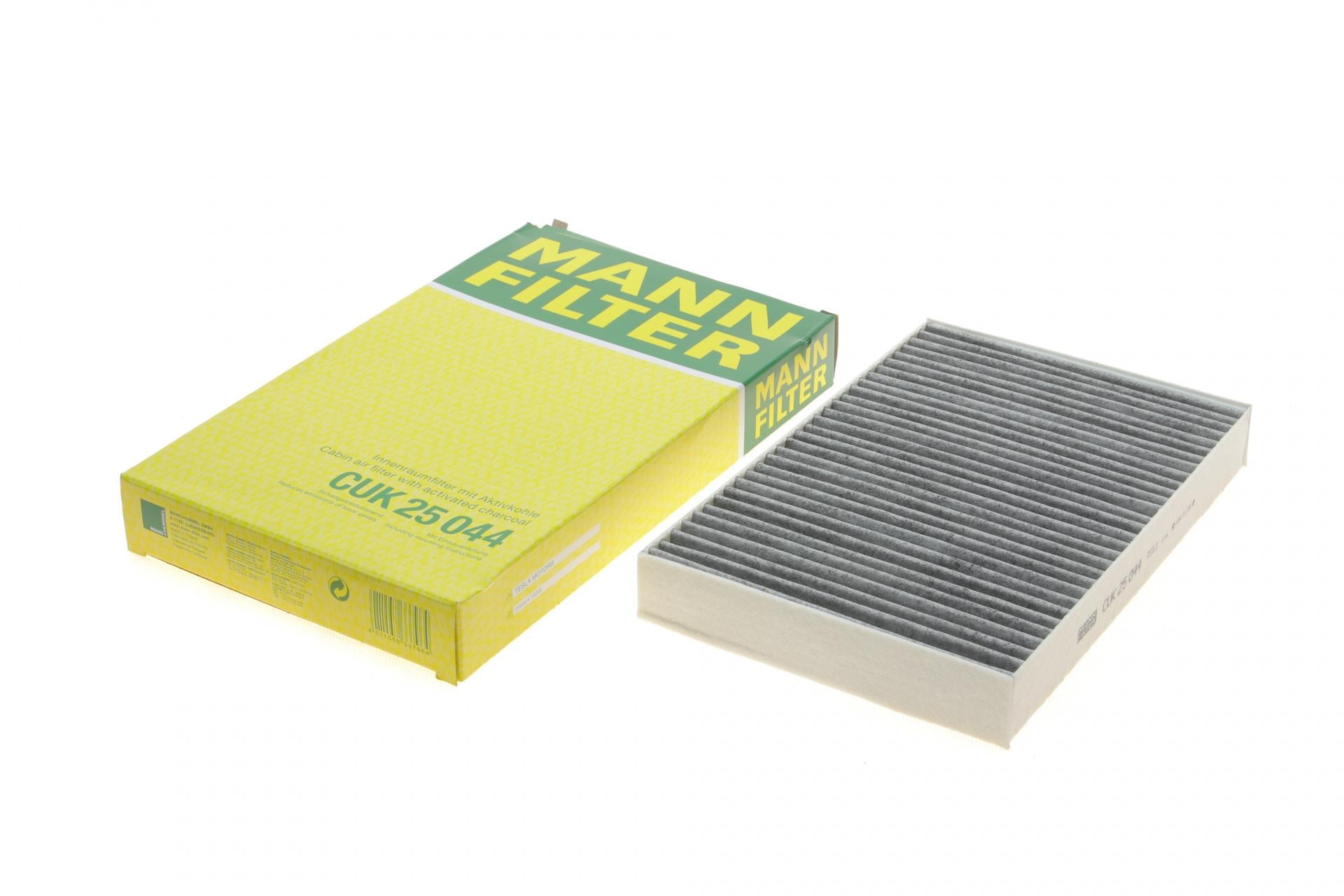 Фильтр салона Mann-Filter для Tesla Model (S 12- угольный 30x157x244 (CUK 25 044)