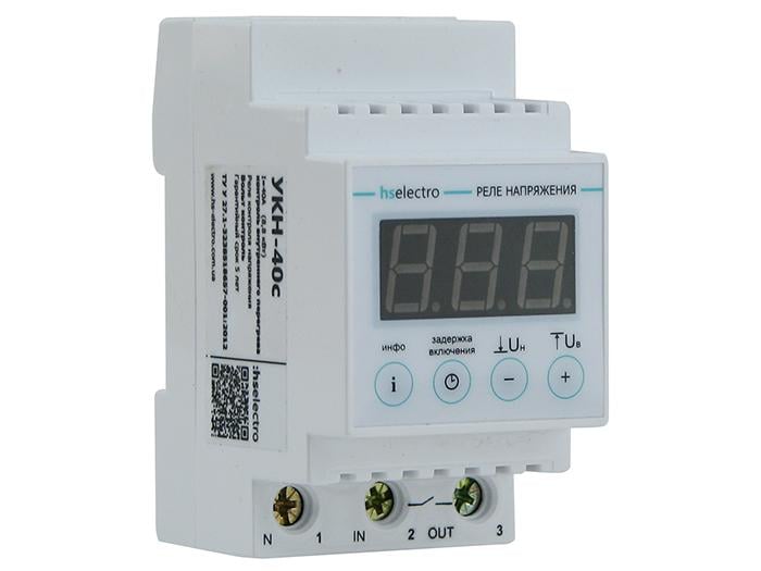 Реле контролю напруги HS Electro УКН-40С (24220)