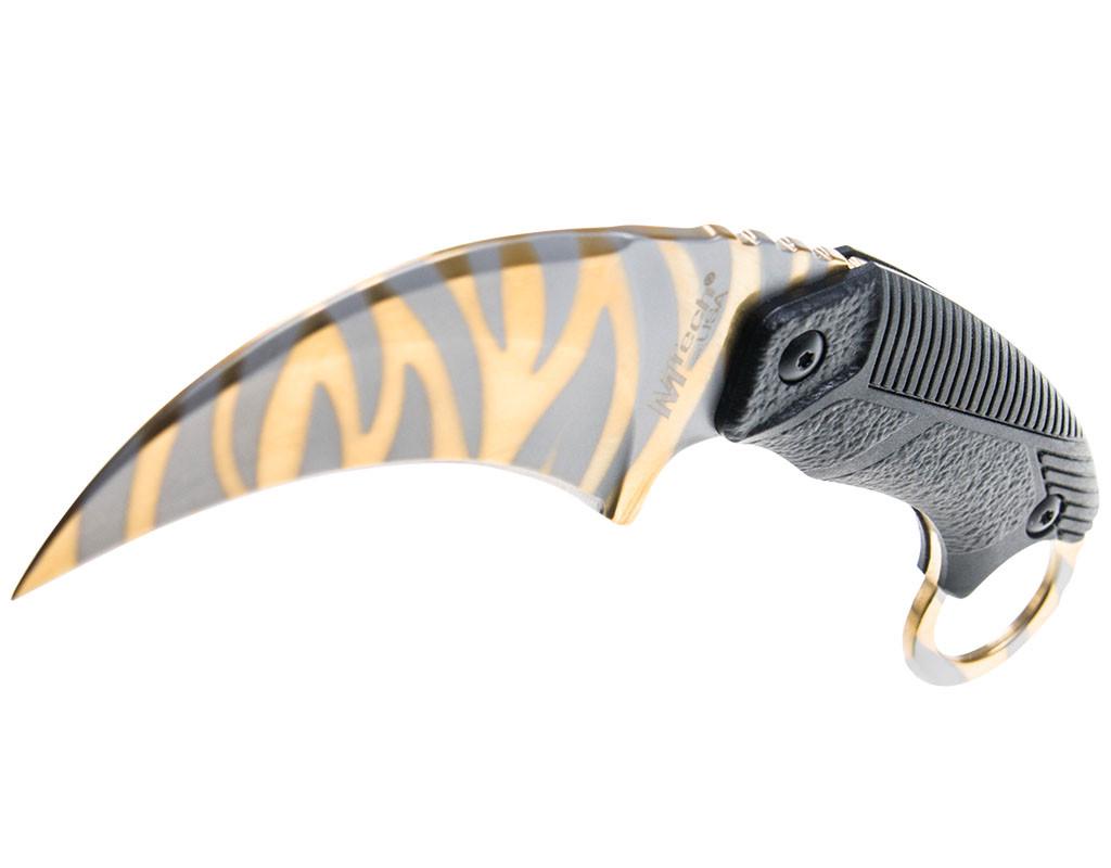 Нож боевой Master Cutlery M-Tech Karambit 8" армейский Gold (MT-20-78GD) - фото 2