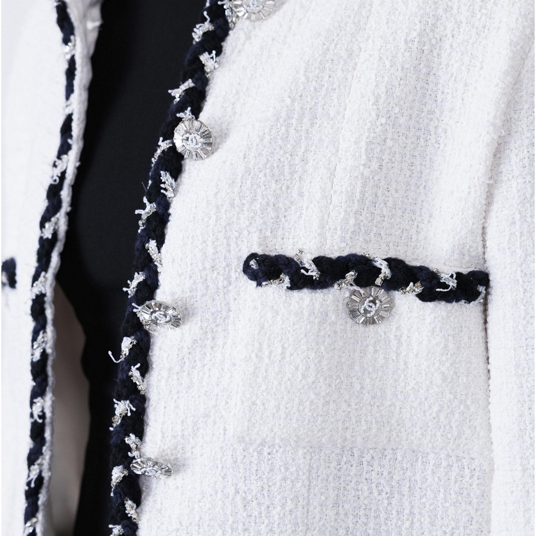 Жакет жіночий повсякденний Chanel M Білий (2797308119) - фото 4