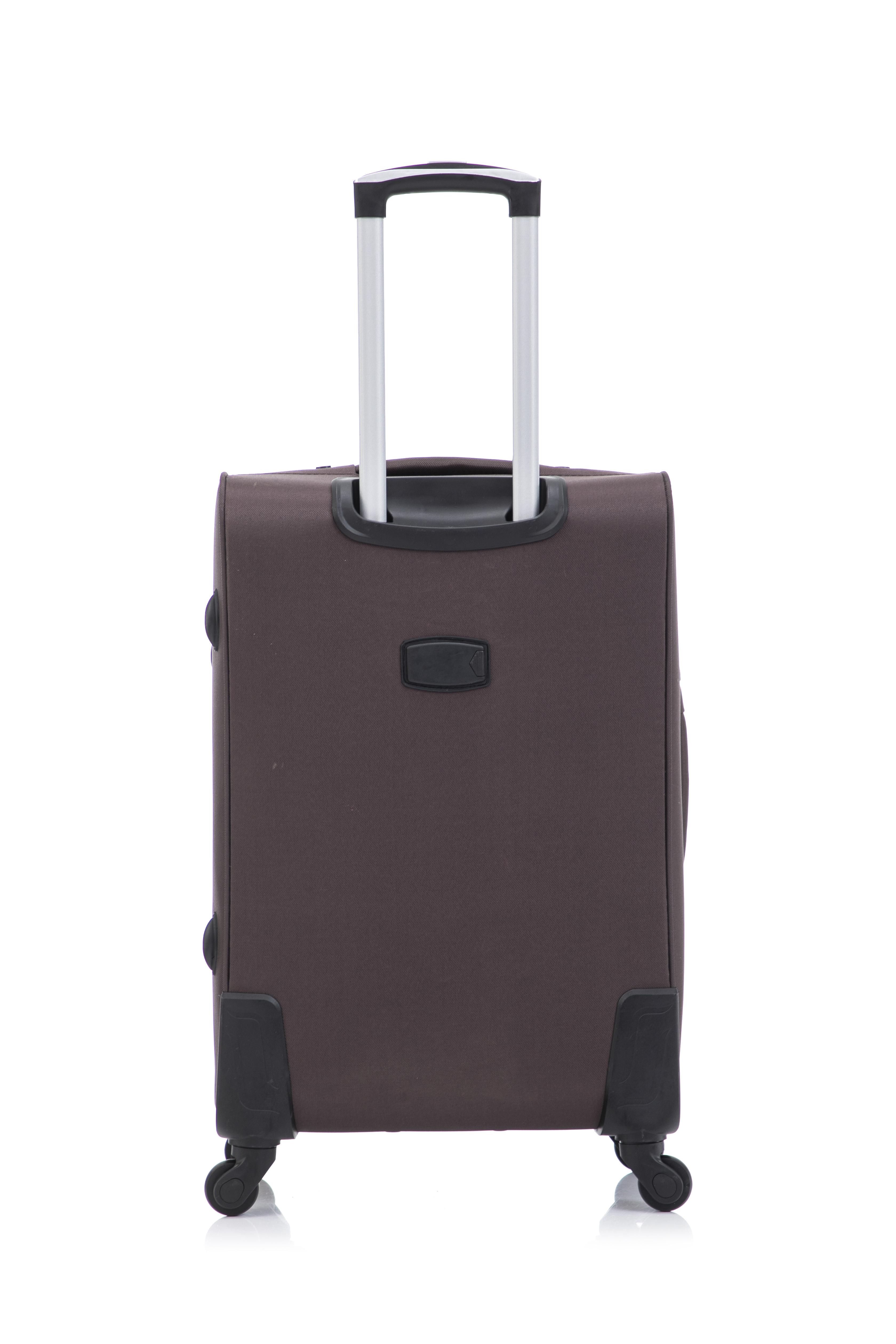 Чемодан Bonro Tourist 4 колеса невеликий Коричневий (2181) - фото 3