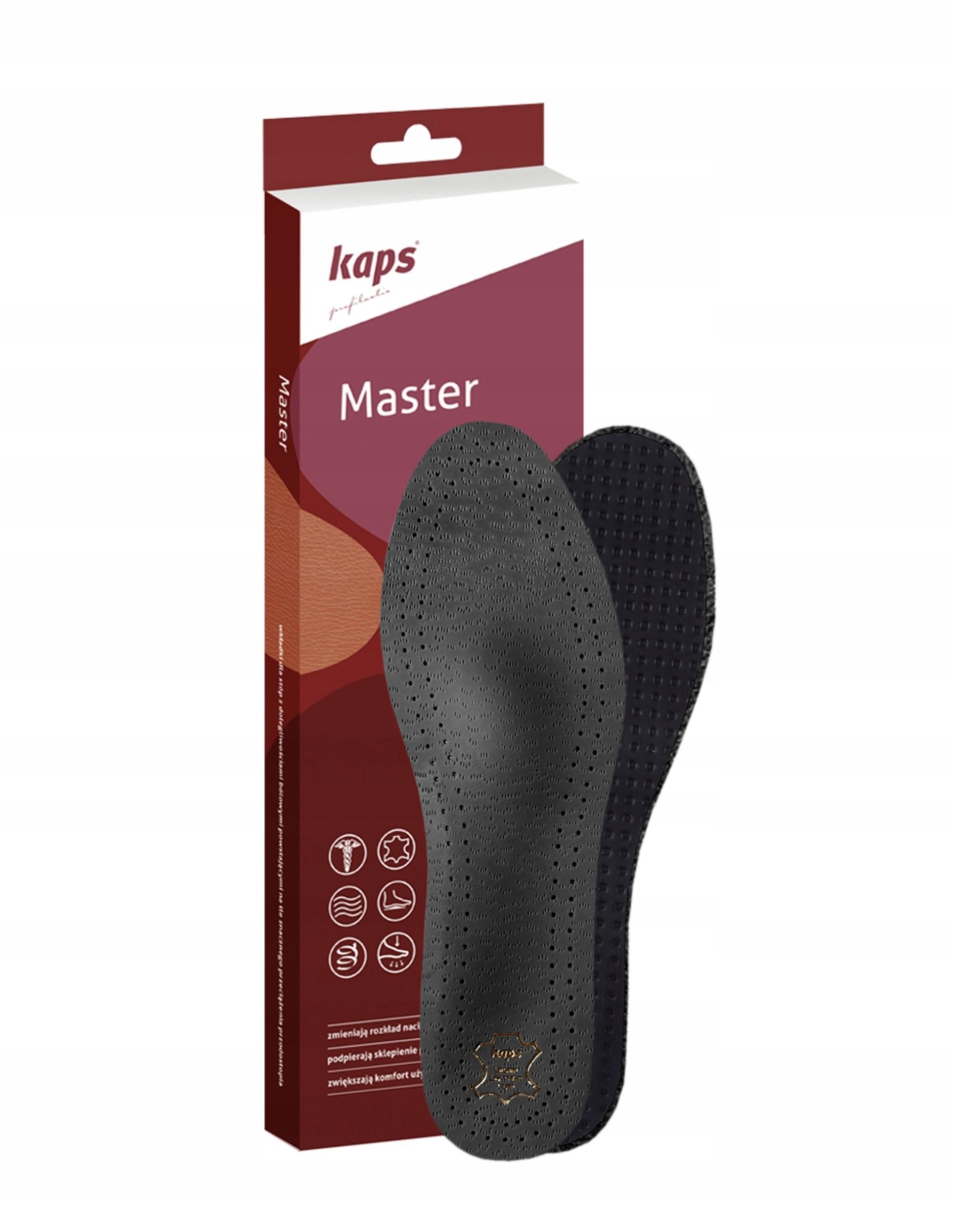 Стельки для обуви ортопедические Kaps Master р. 40 Black