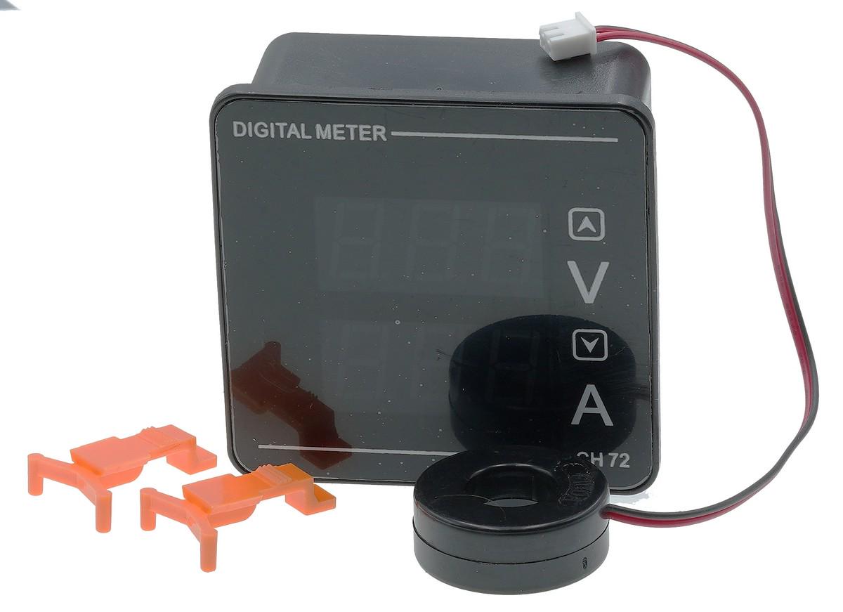 Амперметр/вольтметр/частотомер цифровой CH72 Амперметр/вольтметр/частотомер цифровой CH72