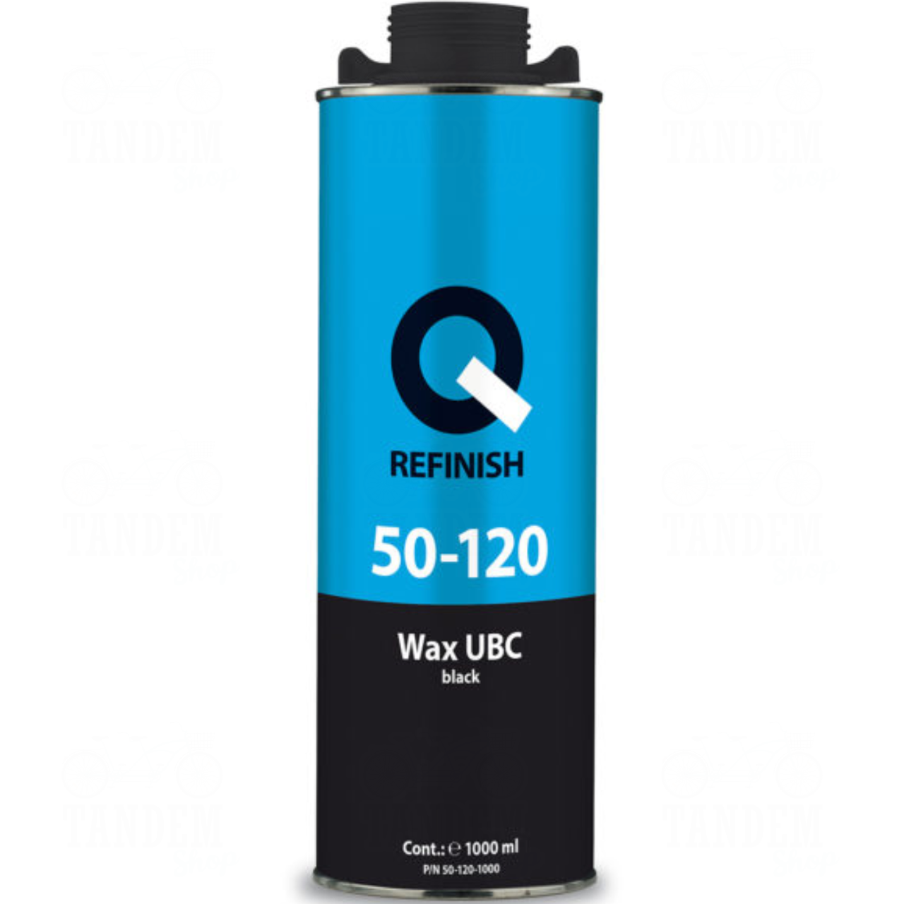 Защитное покрытие на основе воска Q-REFINISH 50-120 Wax UBC 1 л Черный