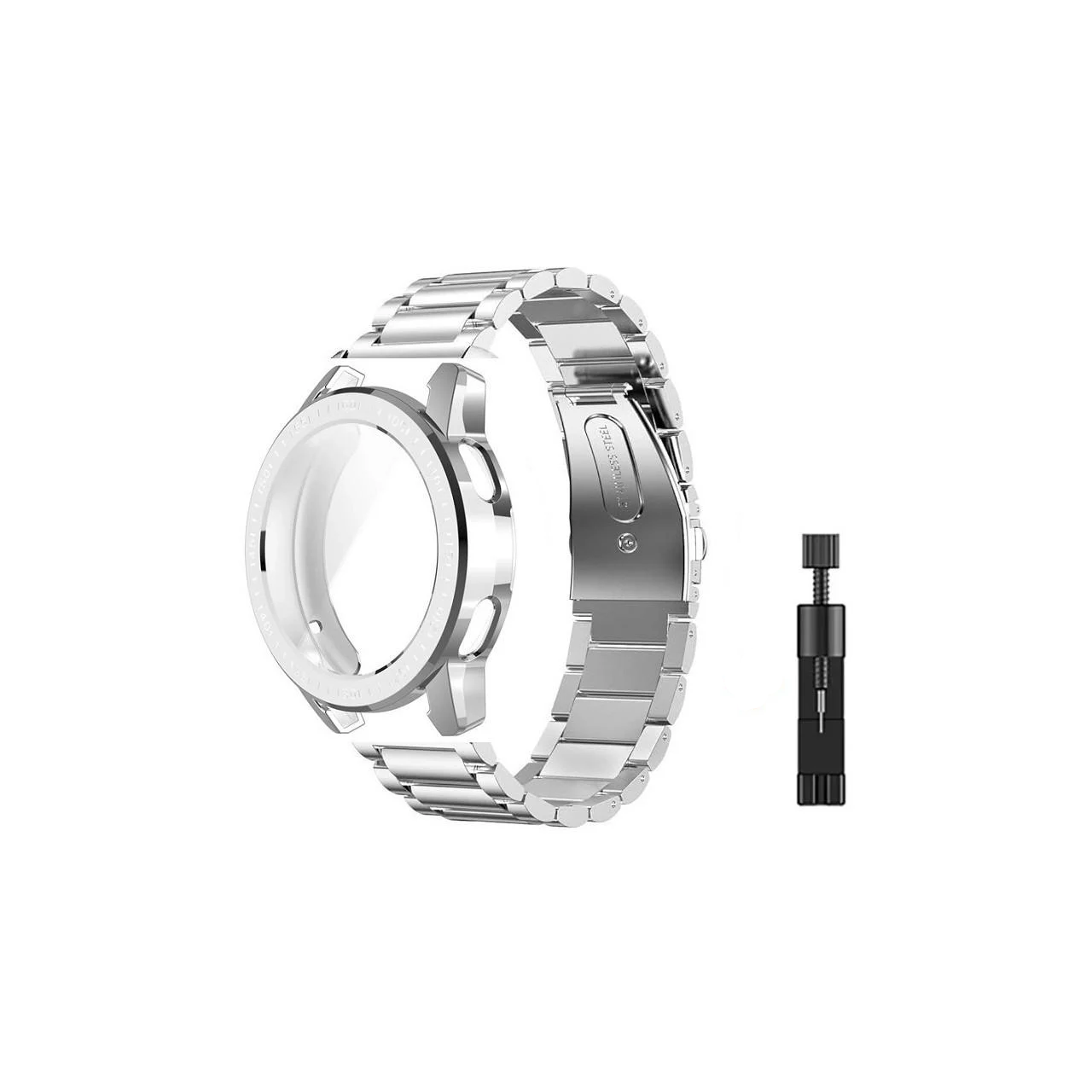 Комплект для часов Xiaomi Mi Watch Color 2 Rolex design защитный чехол и ремешок 22 мм Серебристый (2343492765) Комплект для часов Xiaomi Mi Watch Color 2 Rolex design защитный чехол и ремешок 22 мм Серебристый (2343492765)