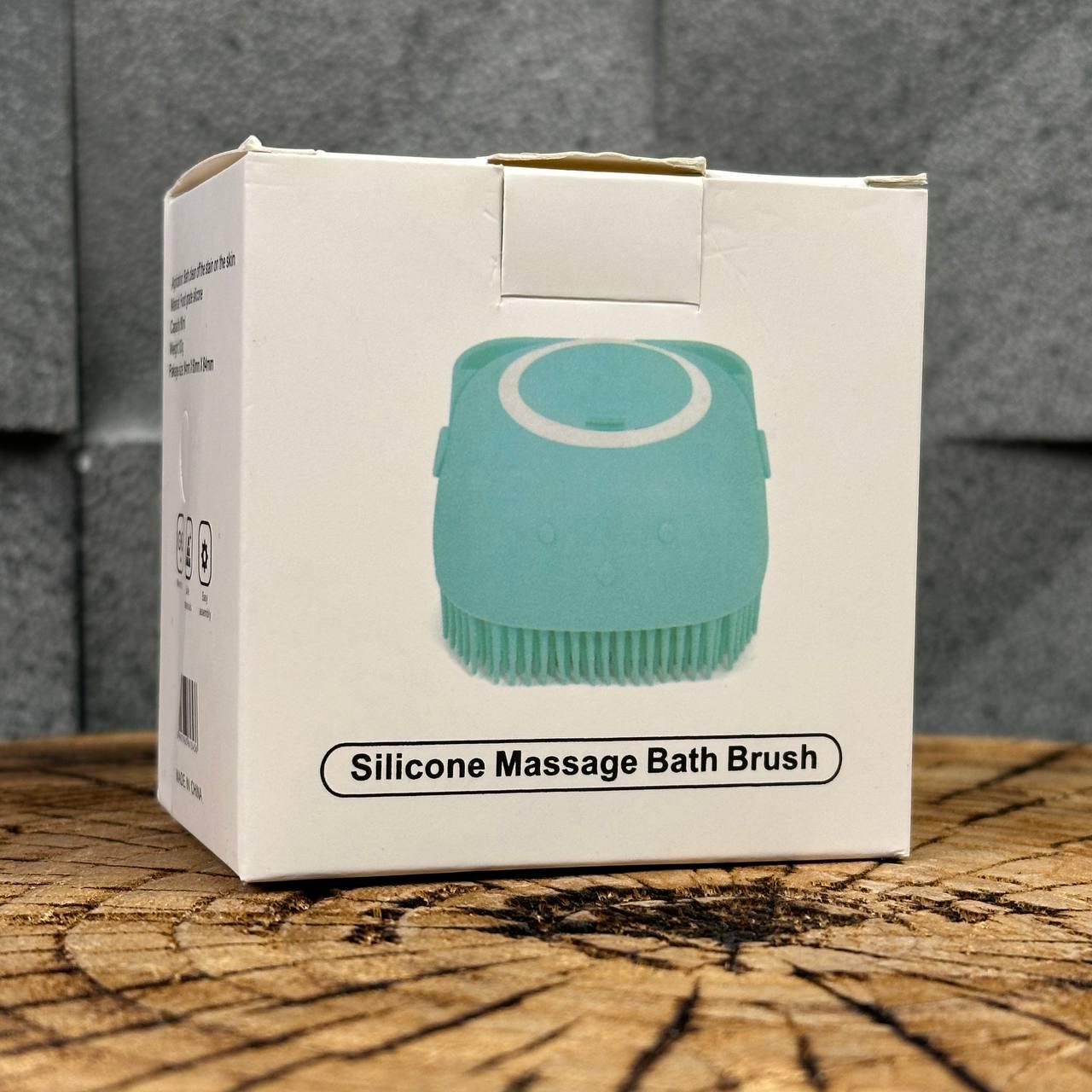 Щетка для душа для собак котов с дозатором мыла силиконовая - фото 6