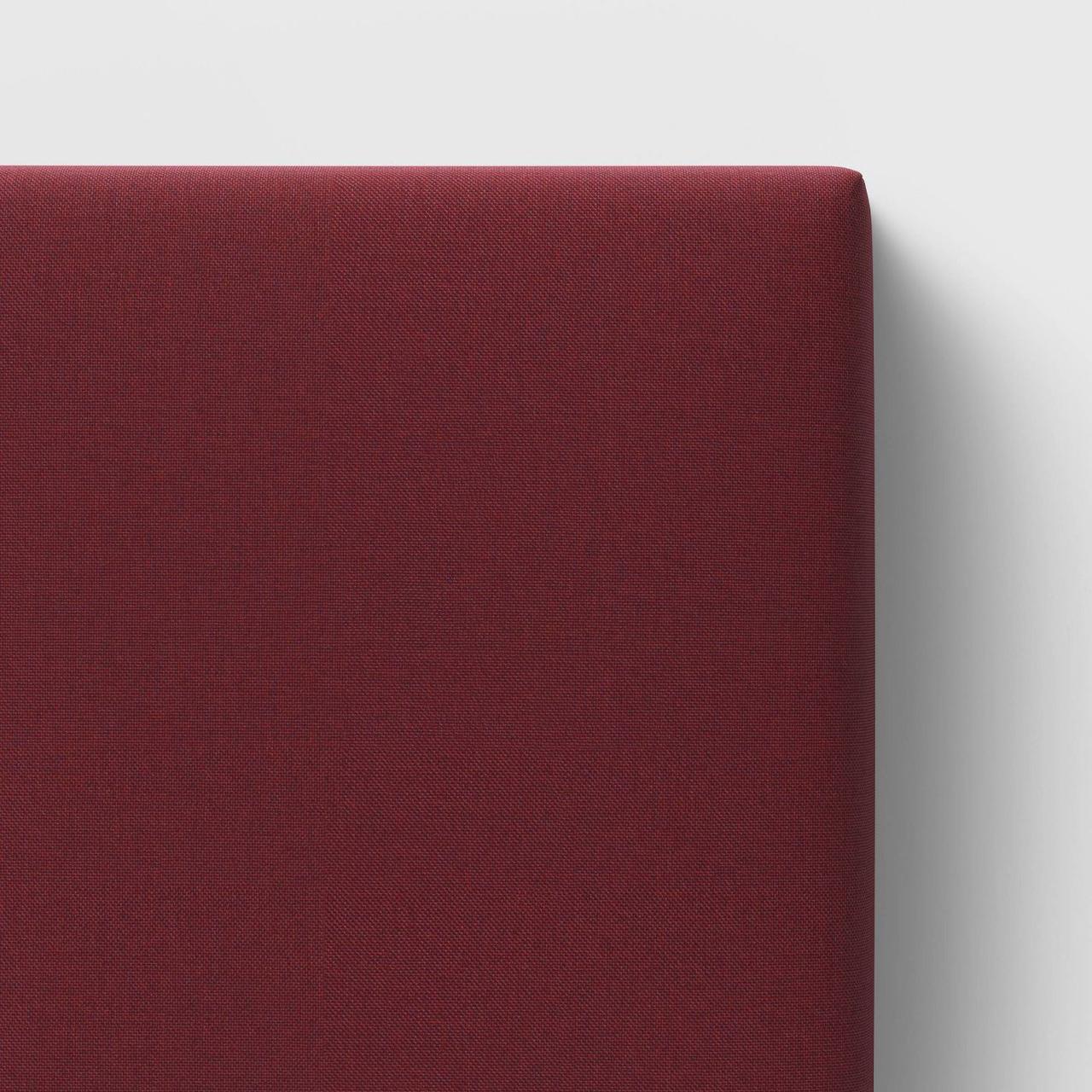 Подушка на стул/скамейку BIG YETI 50x10x50 см квадратная ткань хлопок Бордовый (1527003054) - фото 2