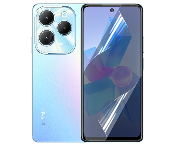 Противоударная гидрогелевая пленка Hydrogel Film для Infinix Hot 40, Transparent Противоударная гидрогелевая пленка Hydrogel Film для Infinix Hot 40, Transparent