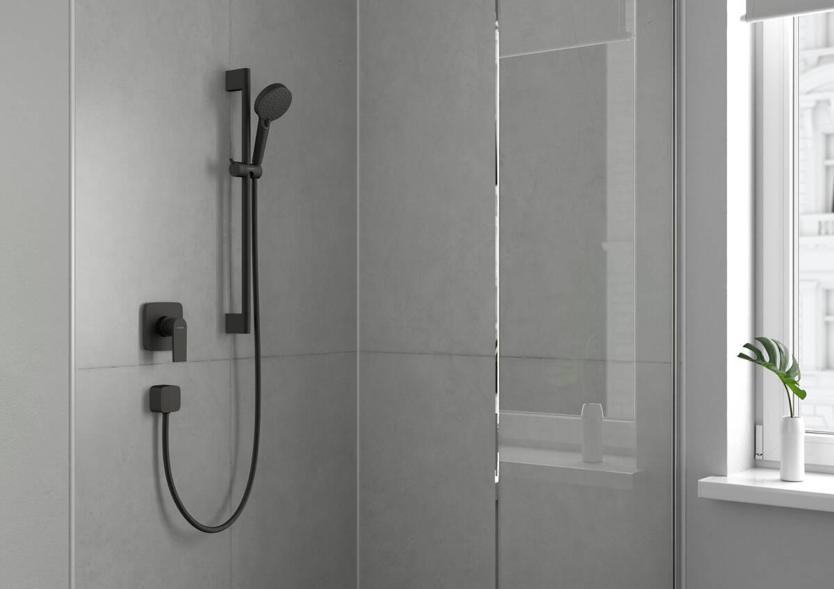 Зовнішня частина змішувача Hansgrohe Vernis Shape 71658670 Чорний (145043) - фото 3