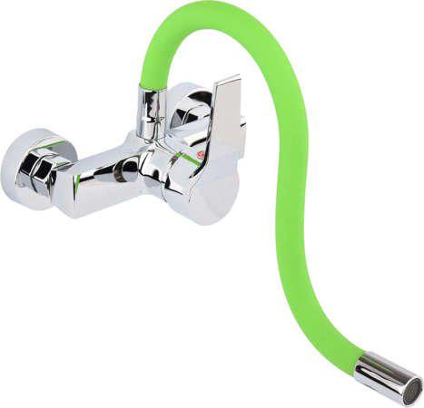 Змішувач для кухні Fala Flexible з гнучким зеленим виливом (75674) - фото 4 Змішувач для кухні Fala Flexible з гнучким зеленим виливом (75674) - фото 4
