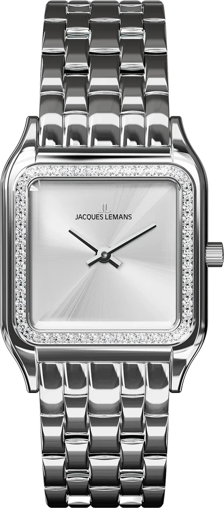 Наручные часы женские Jacques Lemans Antwerpen 1-2219A со стальным корпусом WR 50 м и серебристым циферблатом Наручные часы женские Jacques Lemans Antwerpen 1-2219A со стальным корпусом WR 50 м и серебристым циферблатом