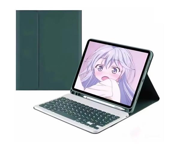 Чехол с Bluetooth-клавиатурой Magnet Flip Cover для iPad Mini 7 2024/6 2021 Зеленый Чехол с Bluetooth-клавиатурой Magnet Flip Cover для iPad Mini 7 2024/6 2021 Зеленый
