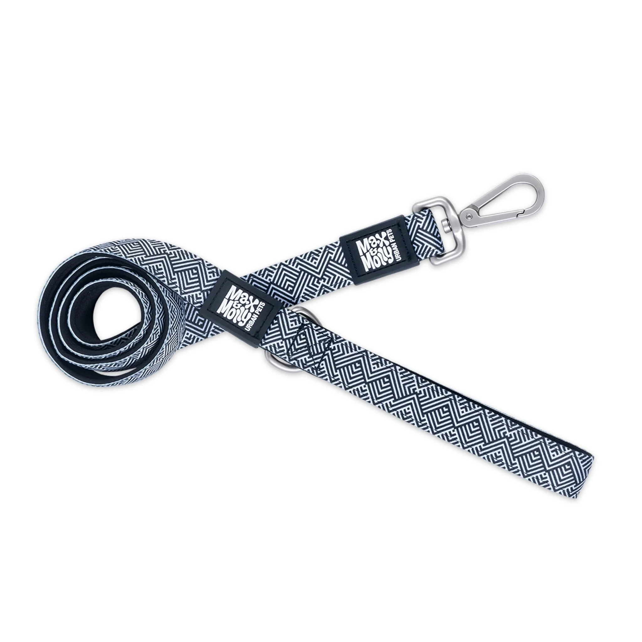 Поводок короткий для собак Max & Molly Short Leash Mykonos L Black (229008)