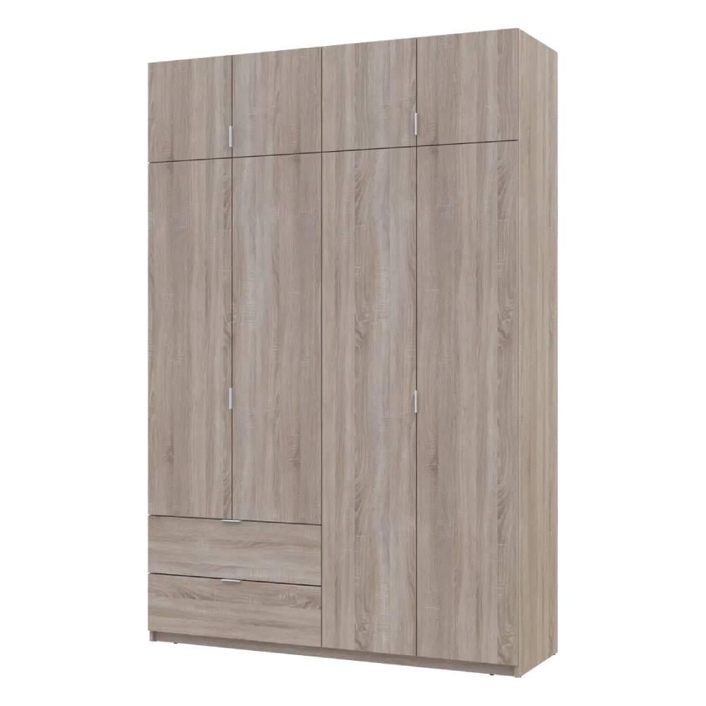 Шафа для одягу Doros Лукас DRS-011619 160х50х240 см Дуб Сонома (80737730) Шафа для одягу Doros Лукас DRS-011619 160х50х240 см Дуб Сонома (80737730)
