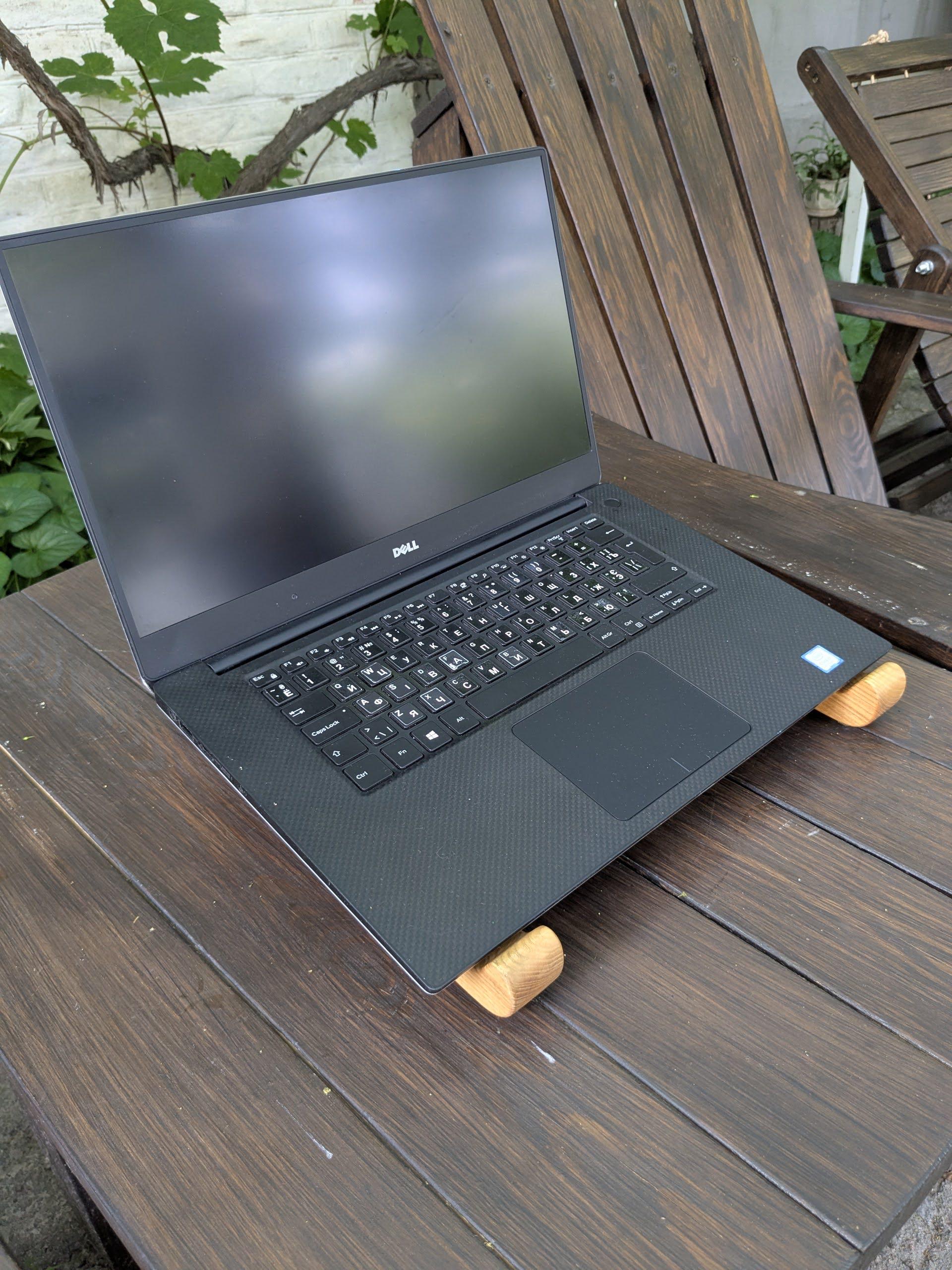 Подставка для ноутбука до 38 см из натурального дерева (ST-003) - фото 6