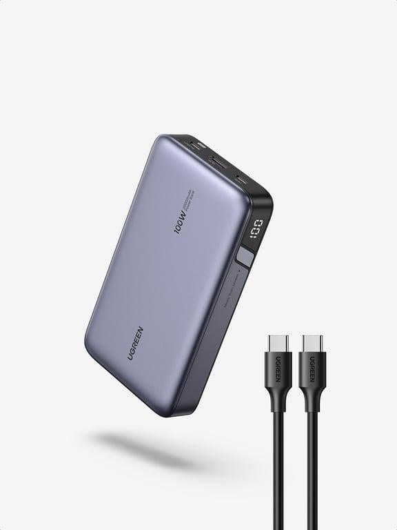 Повербанк Ugreen PB720 20000 mAh 100W Grey (25188) - фото 3
