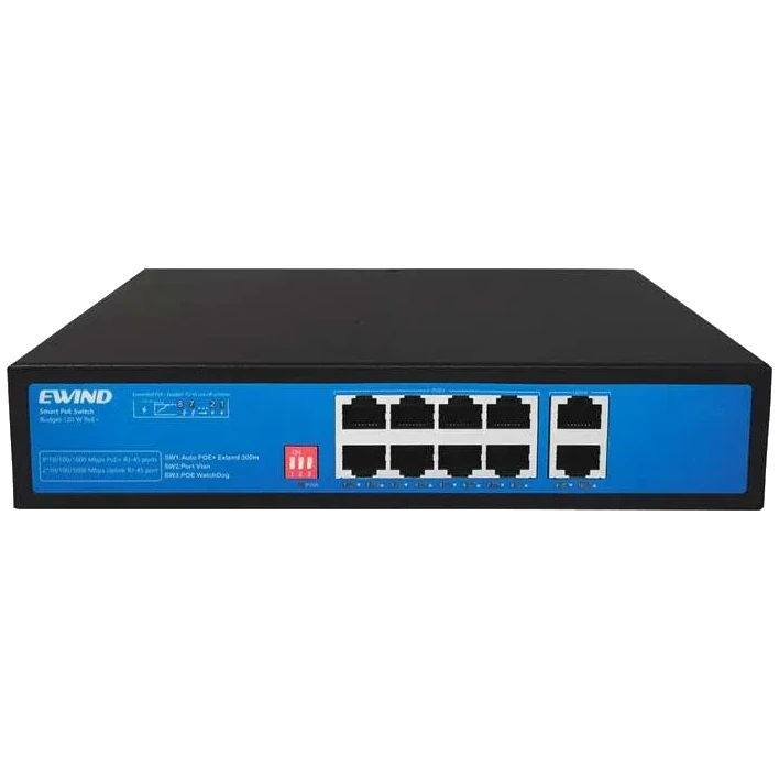 Комутатор 10 портів некерований Ewind EW-S1910CG-AP PoE (3043309648)