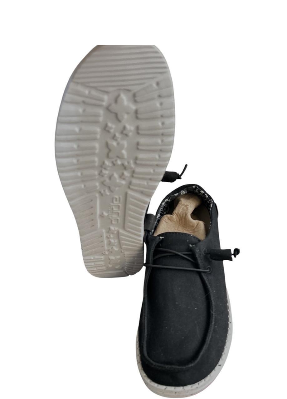 Женские мокасины Hey Dude Wendy Odyssey р. 41 26,8 Черный (2789078130) - фото 3