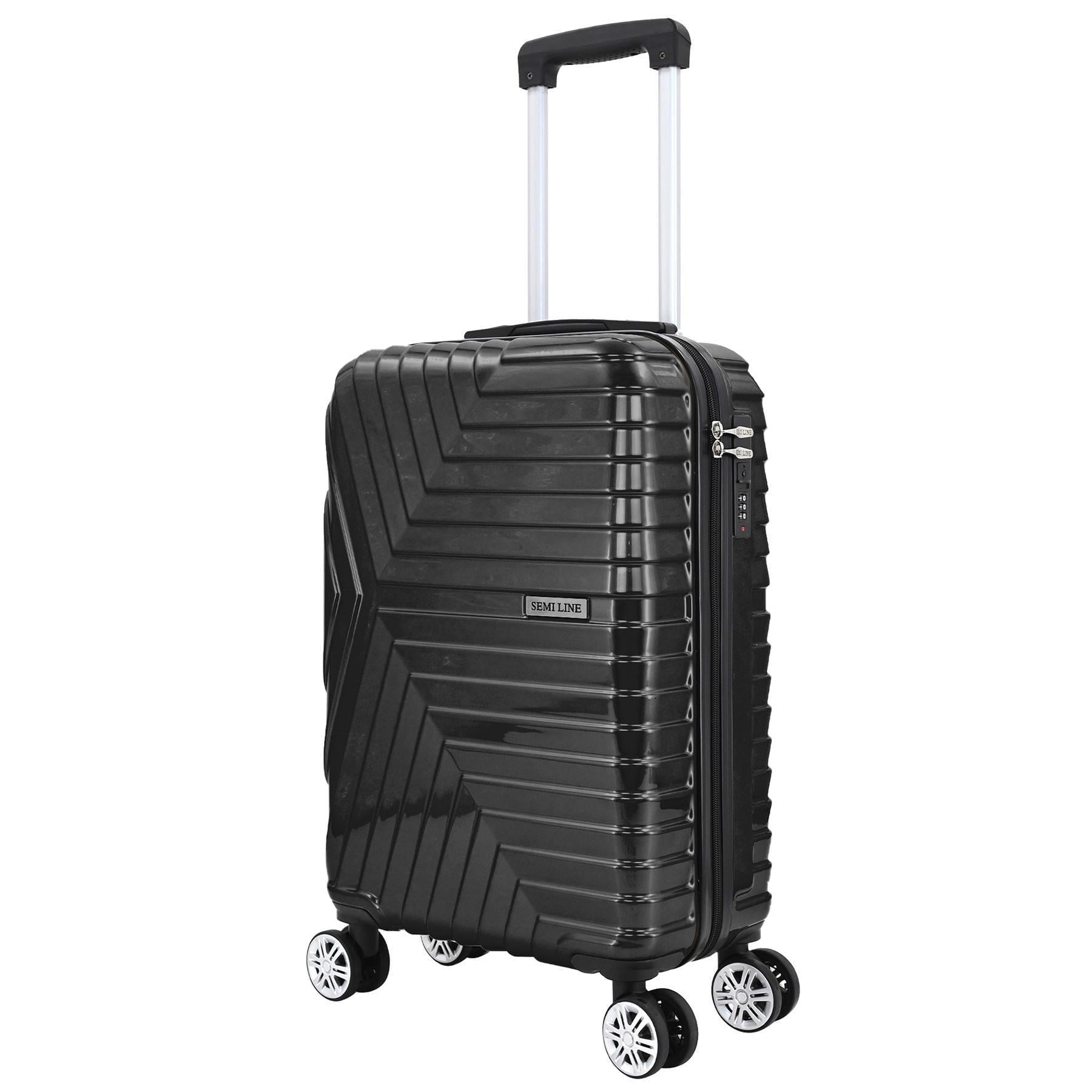 Чемодан SEMI LINE 20" S Black (T5765-1)