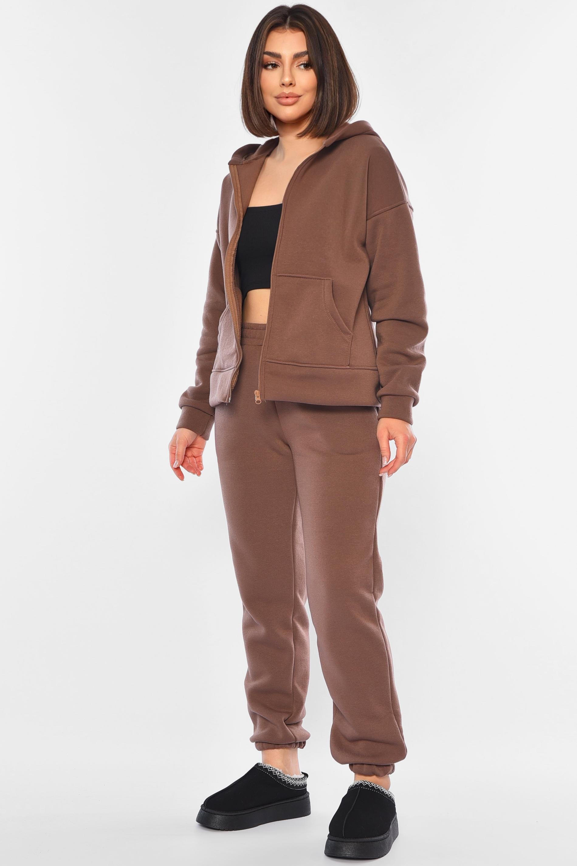 Спортивний костюм жіночий S-M Мокко (194535)