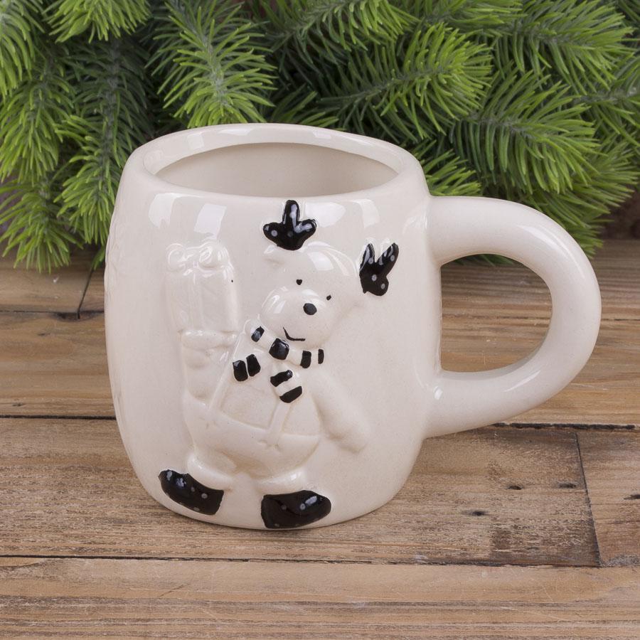 Чашка Олень с подарком (1555)