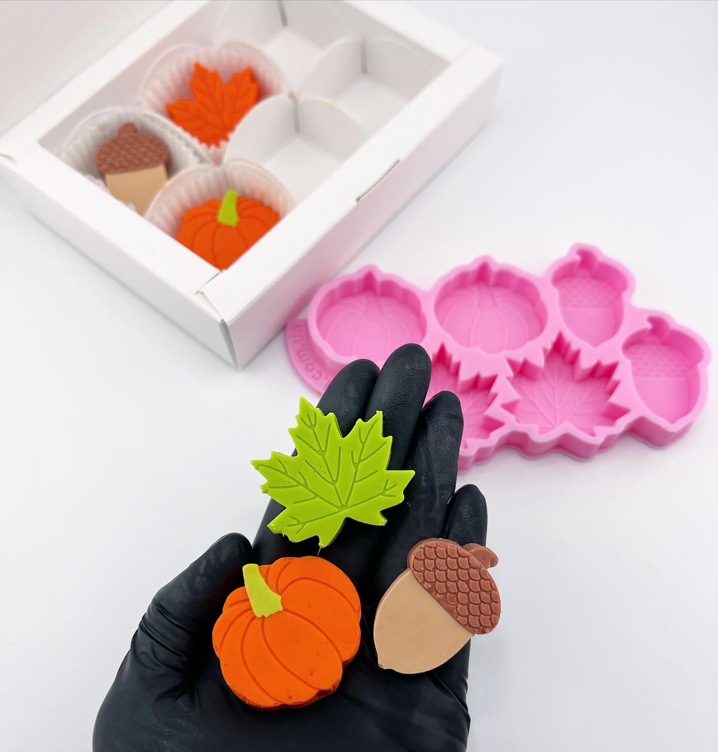 Молд силиконовый Конфеты осенний набор (9224) Молд силиконовый Конфеты осенний набор (9224)