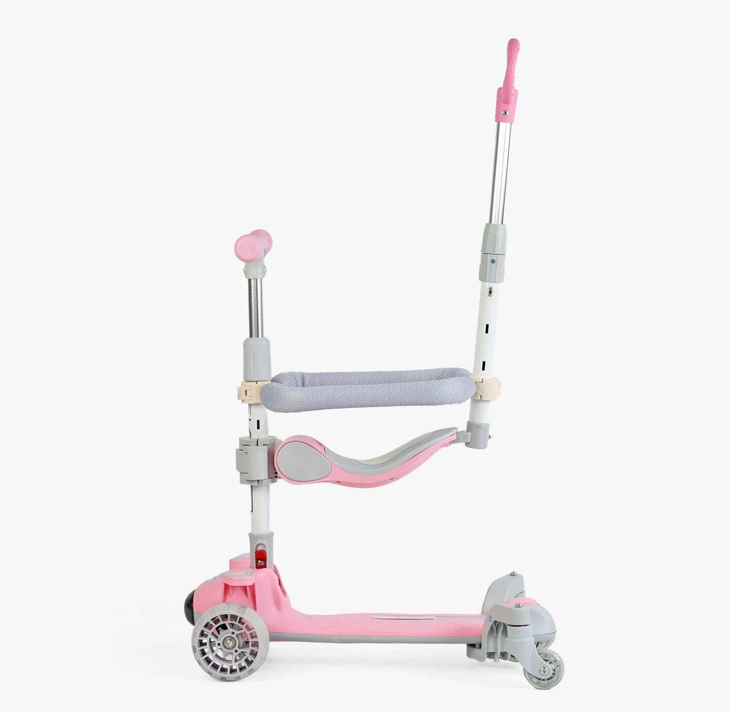 Самокат Skyper J-07905 5в1 Рожевий (17933115) - фото 3 Самокат Skyper J-07905 5в1 Рожевий (17933115) - фото 3