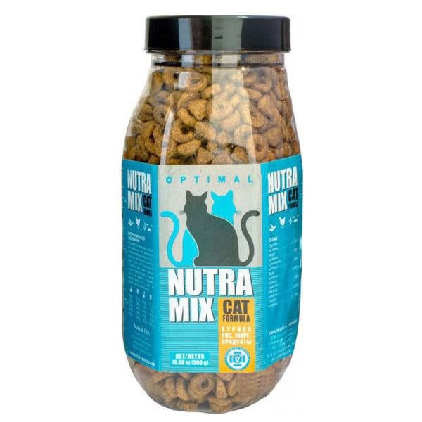 Корм для кошек Nutra Mix Optimal Курица/Рис/Морепродукты 300 г (18219273)