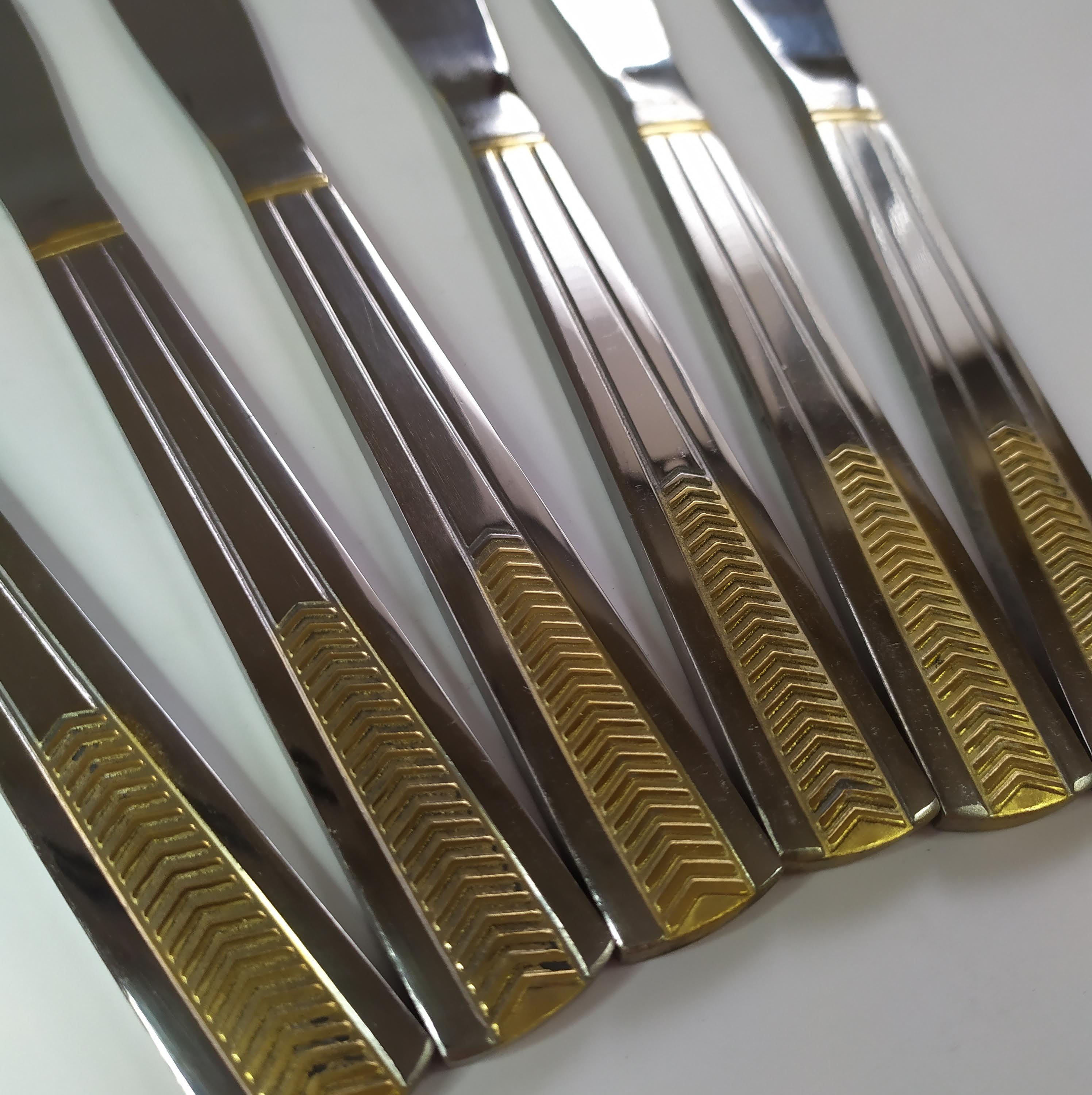 Нож столовый Dynasty 6 шт. DN-14974 - фото 3 Нож столовый Dynasty 6 шт. DN-14974 - фото 3