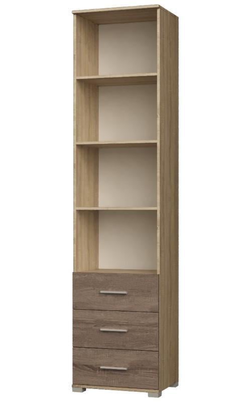 Пенал открытый Эверест Бриз-16 с ящиками Дуб сонома/Трюфель (е-20029)