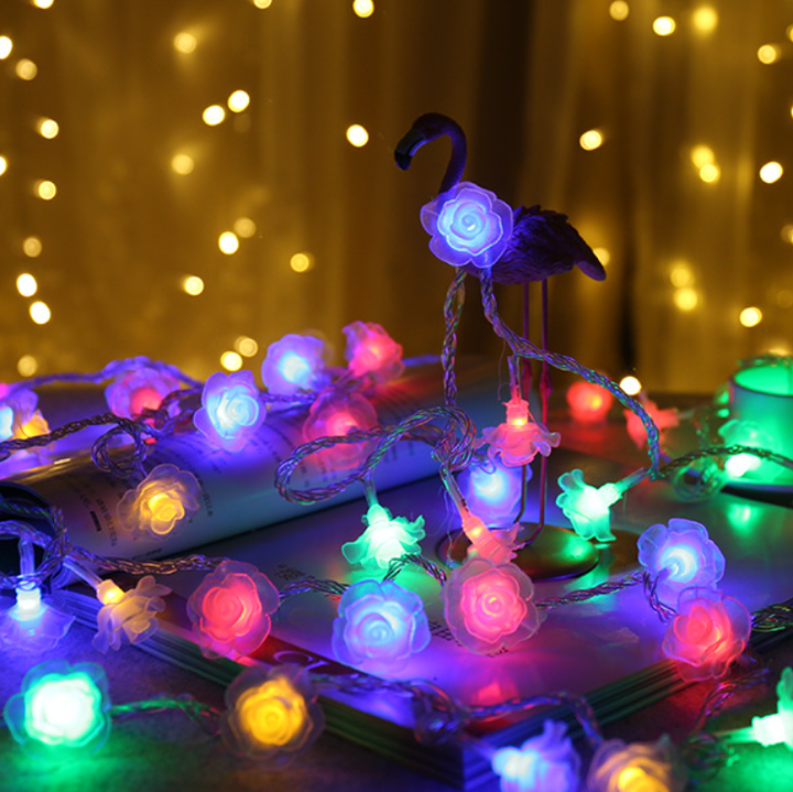Гирлянда светодиодная Розы 20LED 3 м Multi