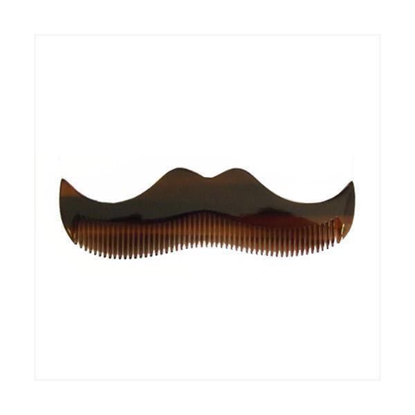 Расческа для ус и бороды Morgan’s Amber Moustache Shaped Comb