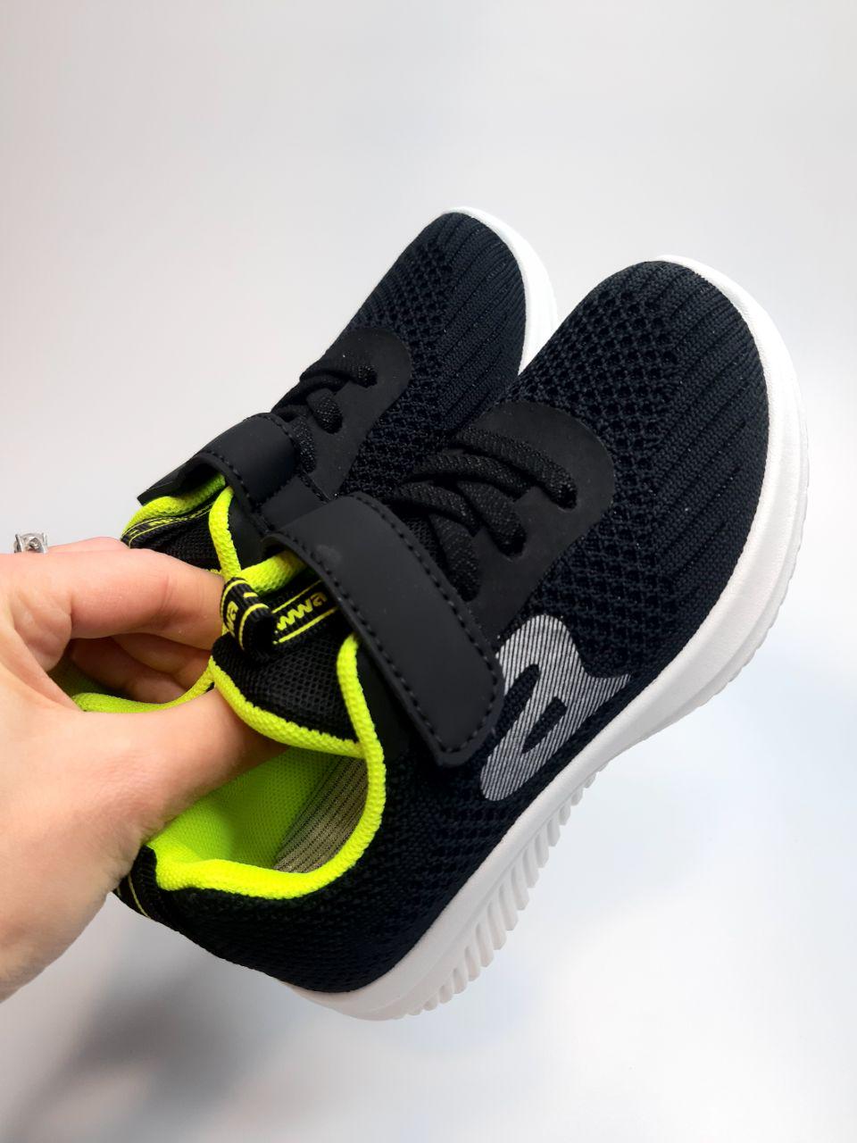 Кроссовки для мальчика Apawwa р. 29 18,5 см Черный (393 black) - фото 3 Кроссовки для мальчика Apawwa р. 29 18,5 см Черный (393 black) - фото 3