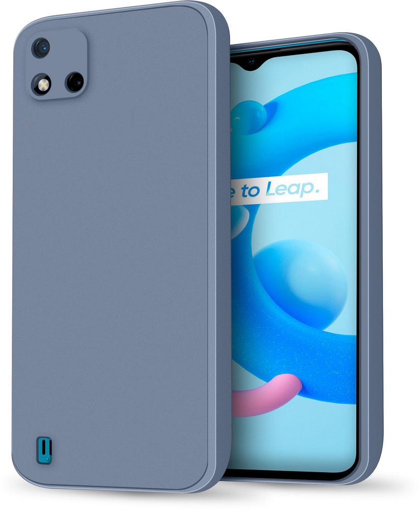 Силиконовый чехол HardCorner для Realme C11 (2021) Gray Blue (29963-6D)
